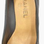 Chanel Black Quilted Pumps