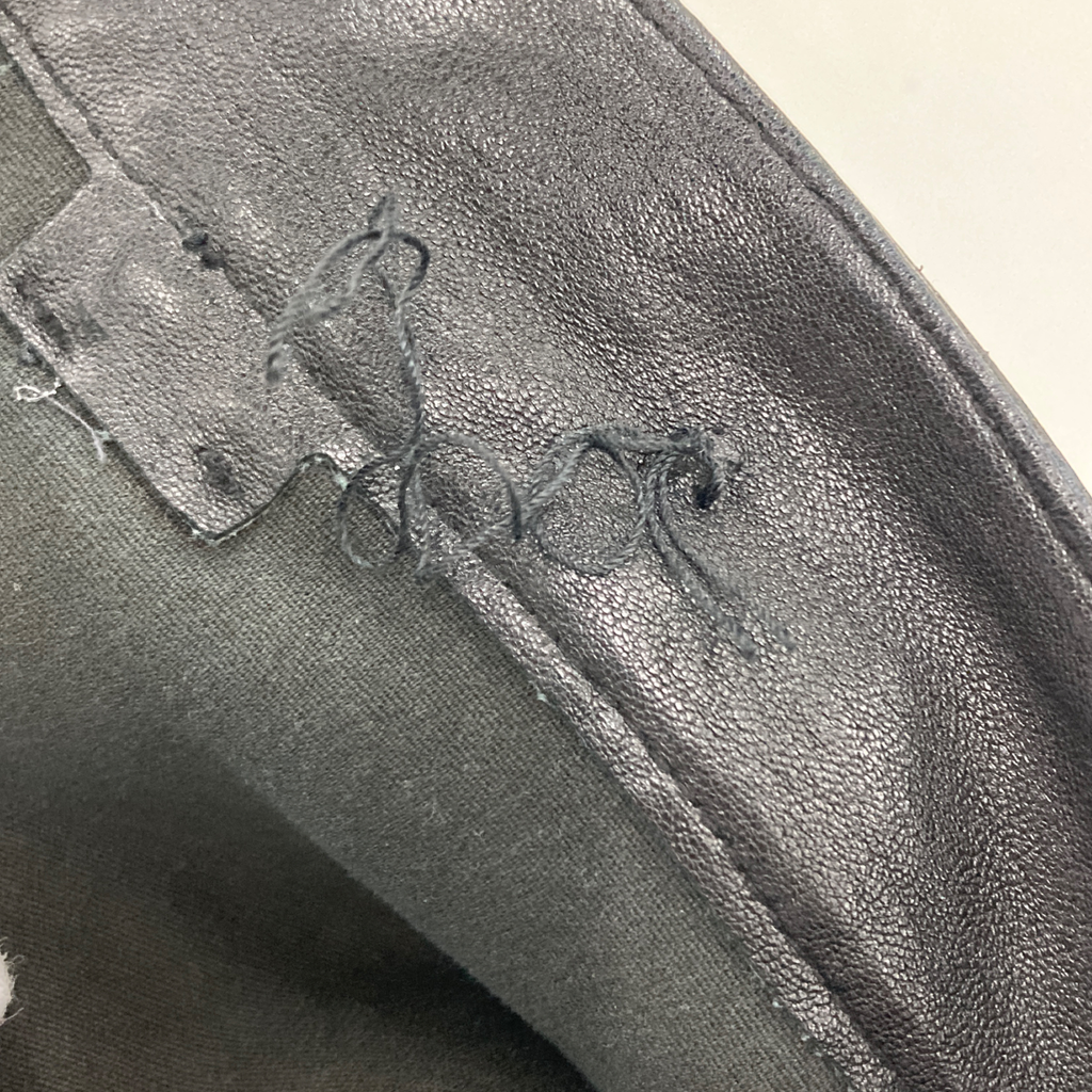 Balenciaga Læderbukser – Sort