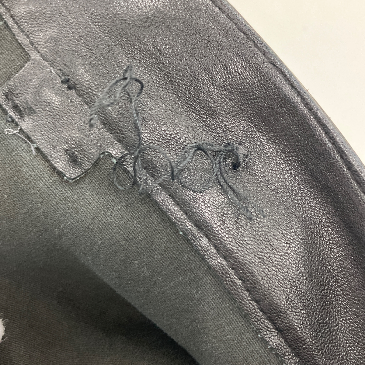 Balenciaga Læderbukser – Sort