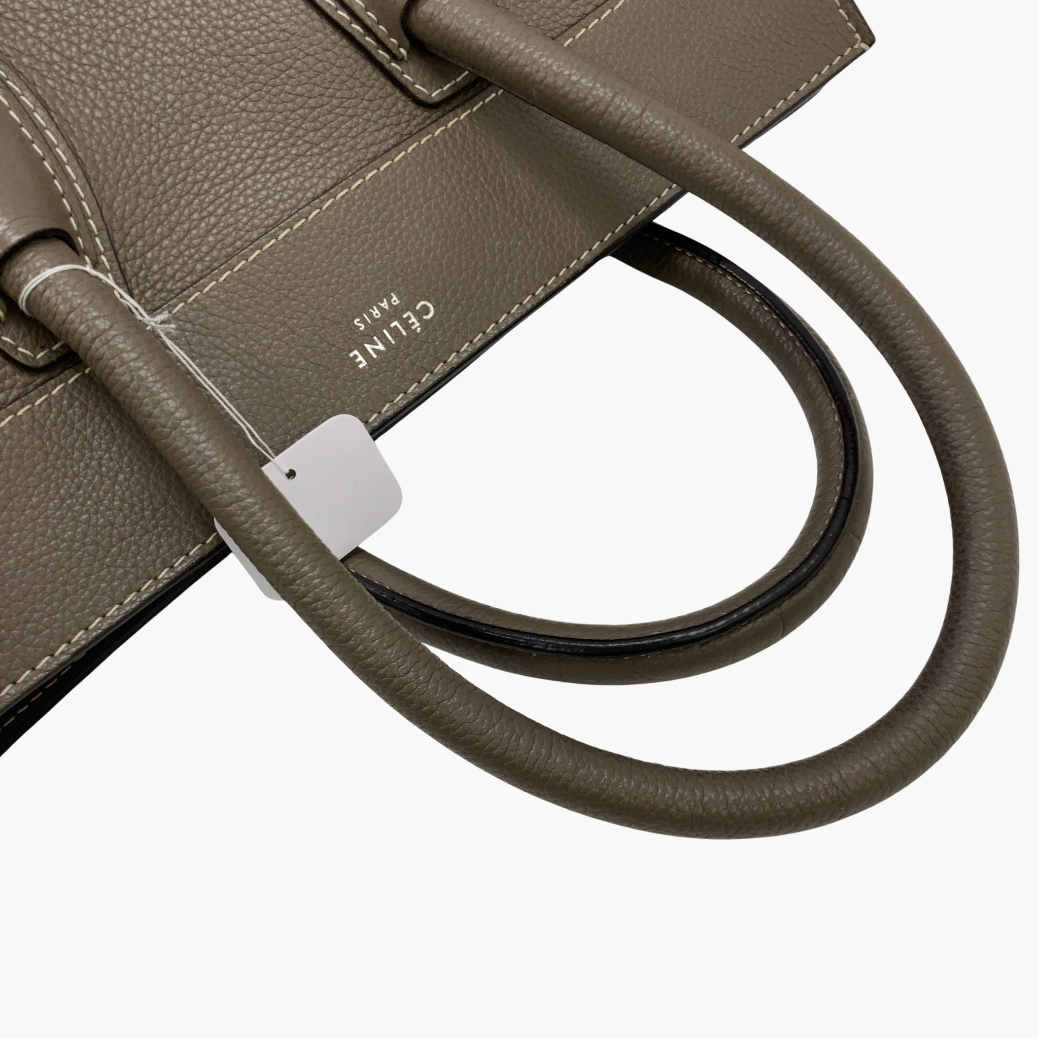 Celine Micro Luggage nærbillede af logoet