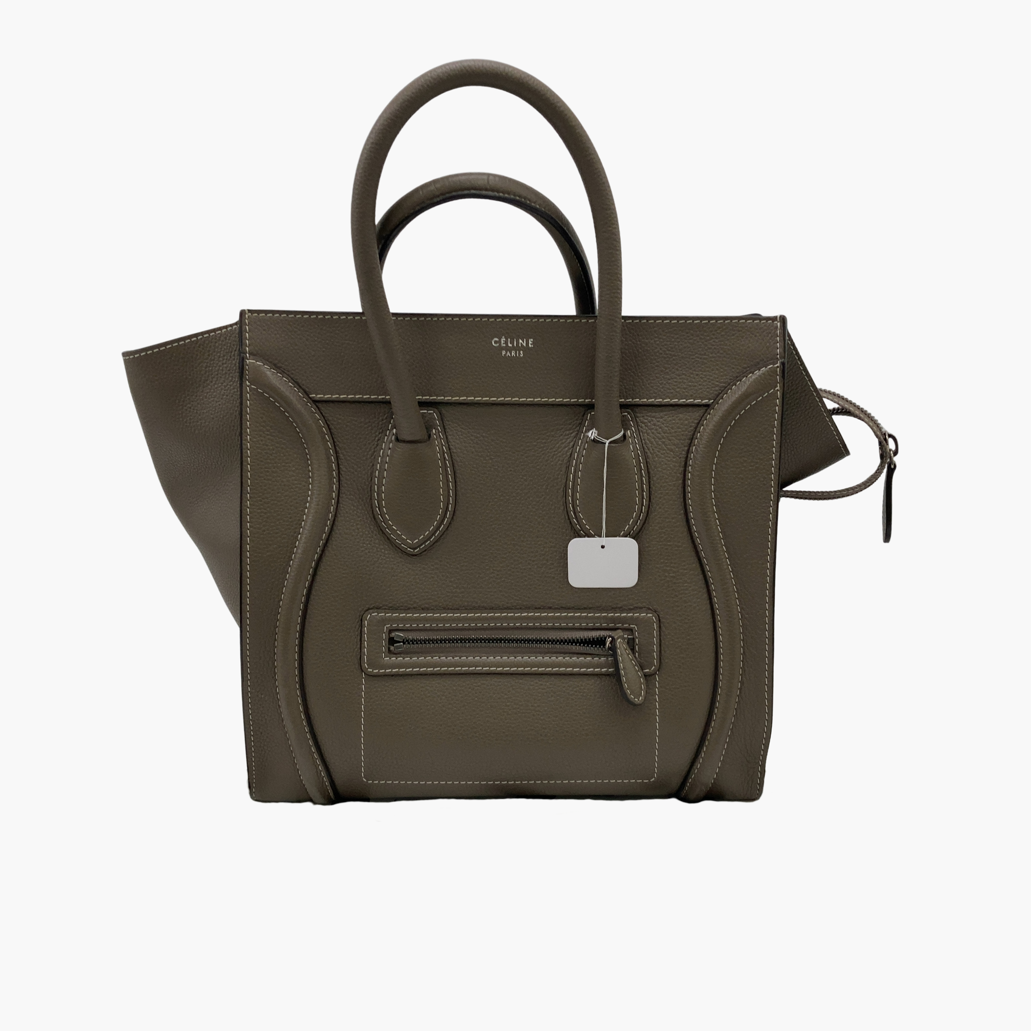 Mørkebrun brugt Celine Micro Luggage