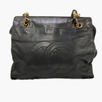 Chanel CC Lambskin Chain Tote Bag